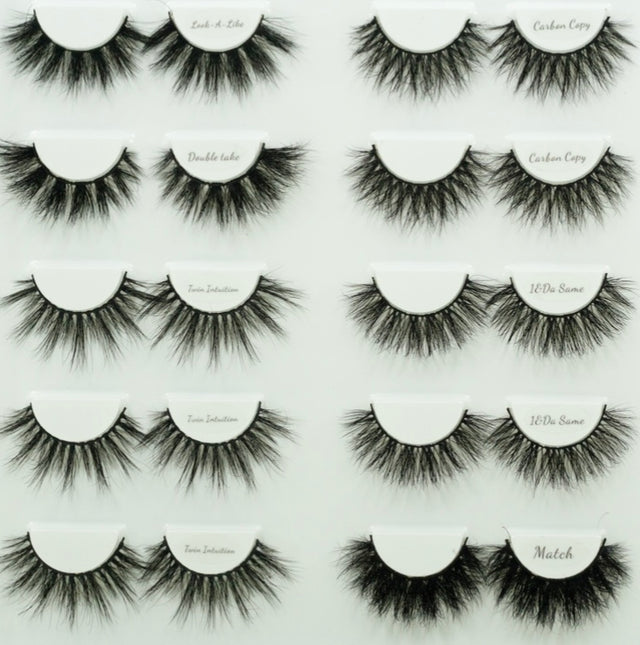 Natural 16MM Collection Multi-Lash 10 Pack